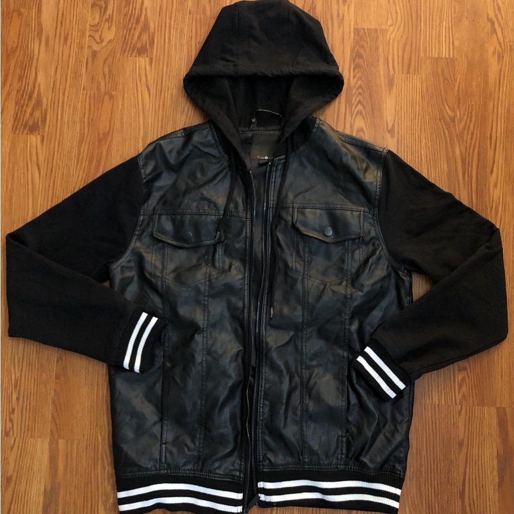 Black Twoce Hooded Jacket